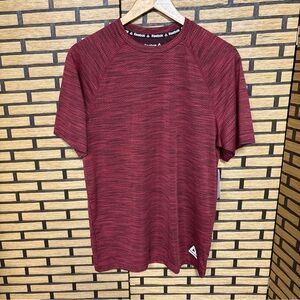 Reebok Burgundy Short Sleeve Shirt Size‎ Small